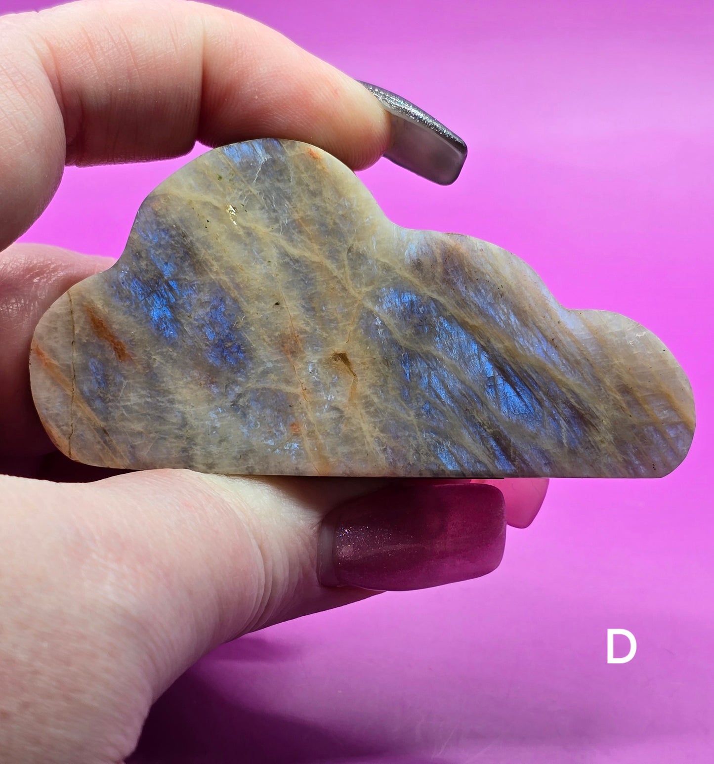 Moonstone with Sunstone Clouds