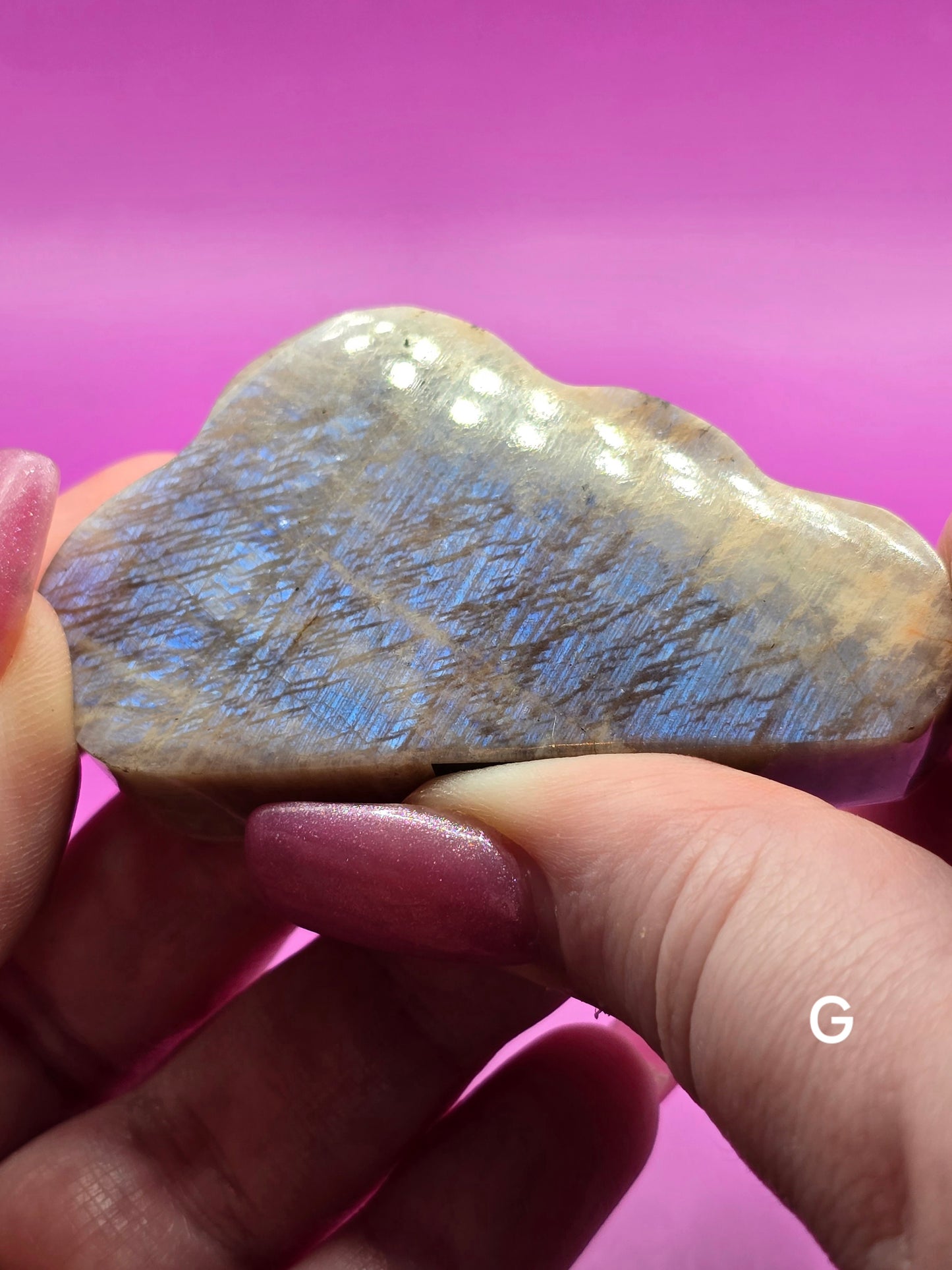 Moonstone with Sunstone Clouds