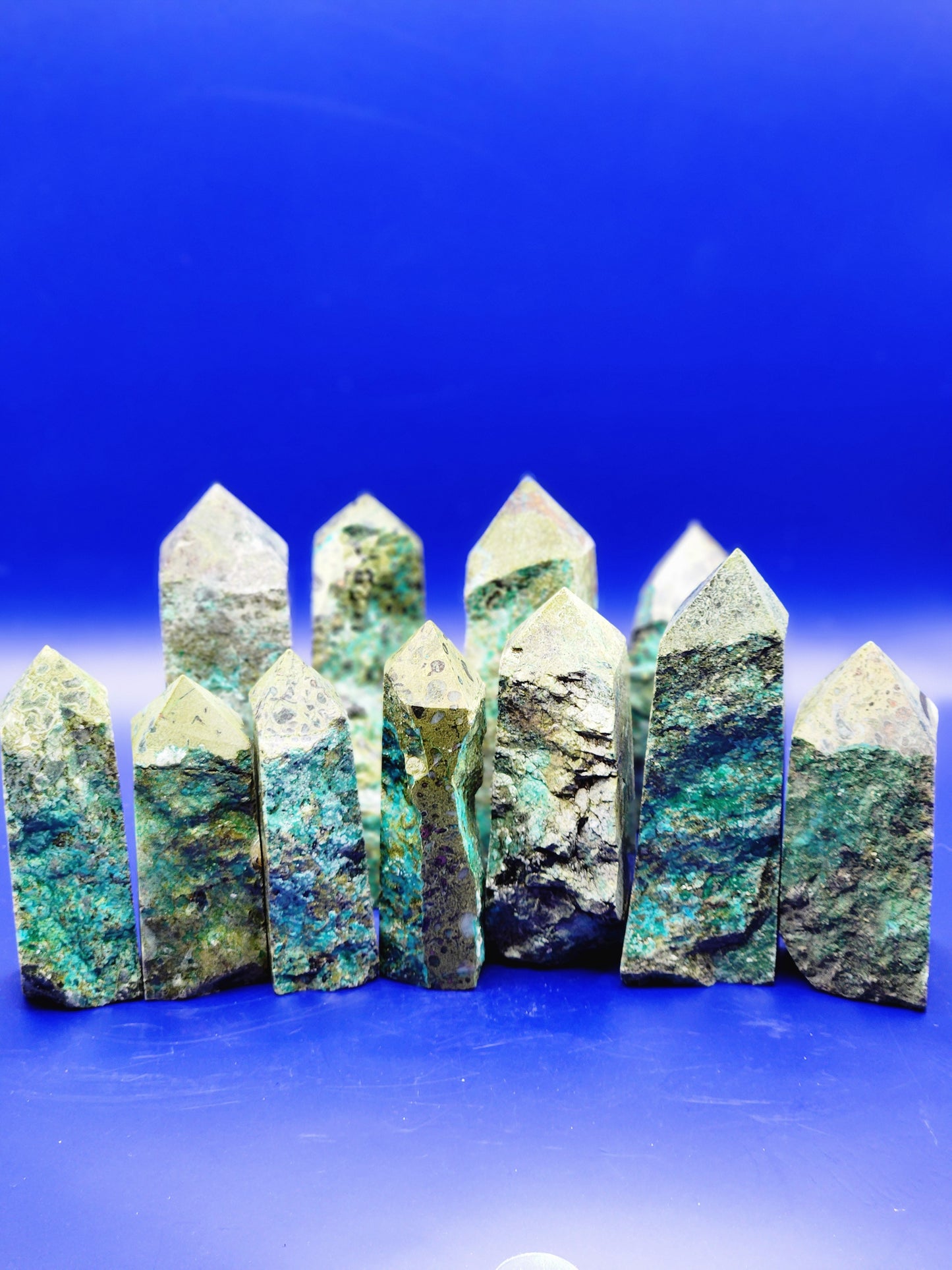 Dioptase Mixed Towers