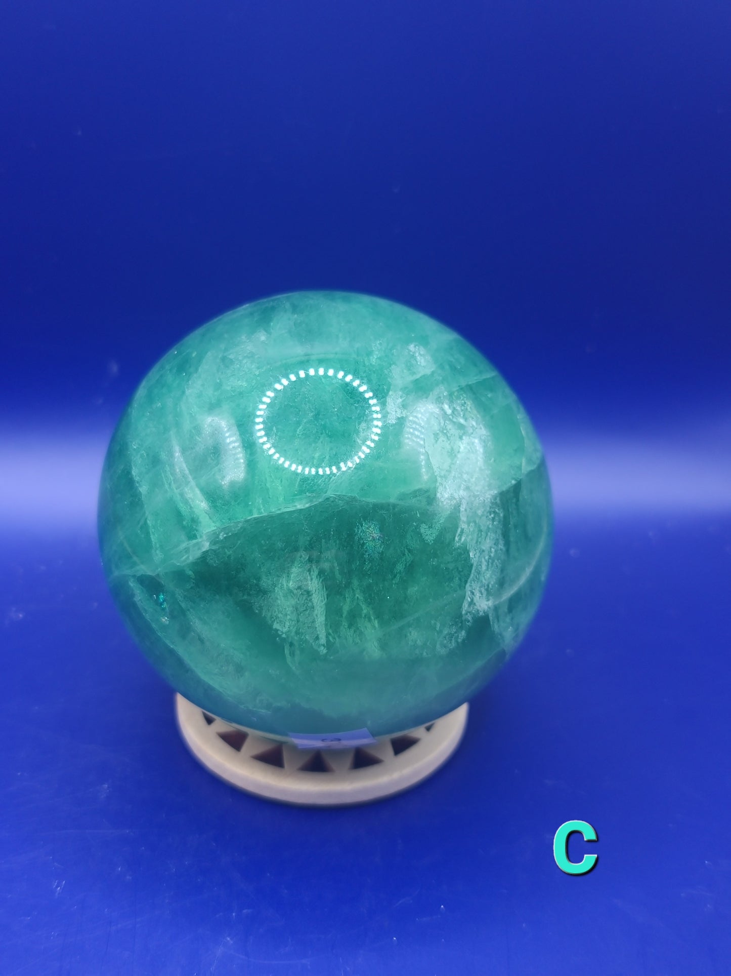 Large Green Fluorite Spheres