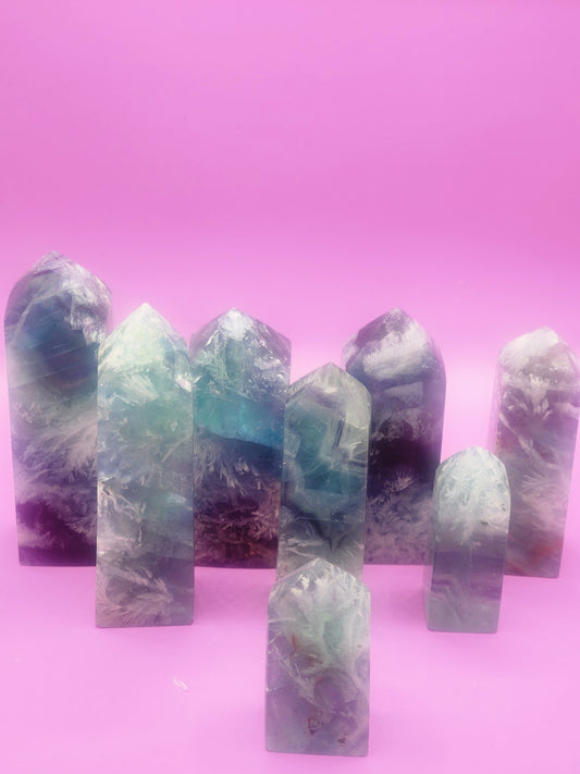 Feather Fluorite Towers