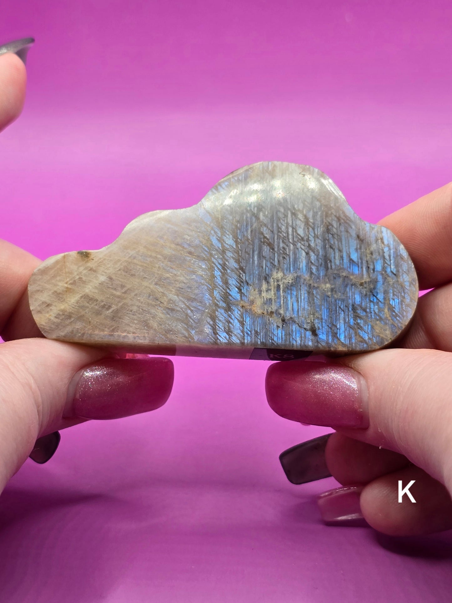 Moonstone with Sunstone Clouds