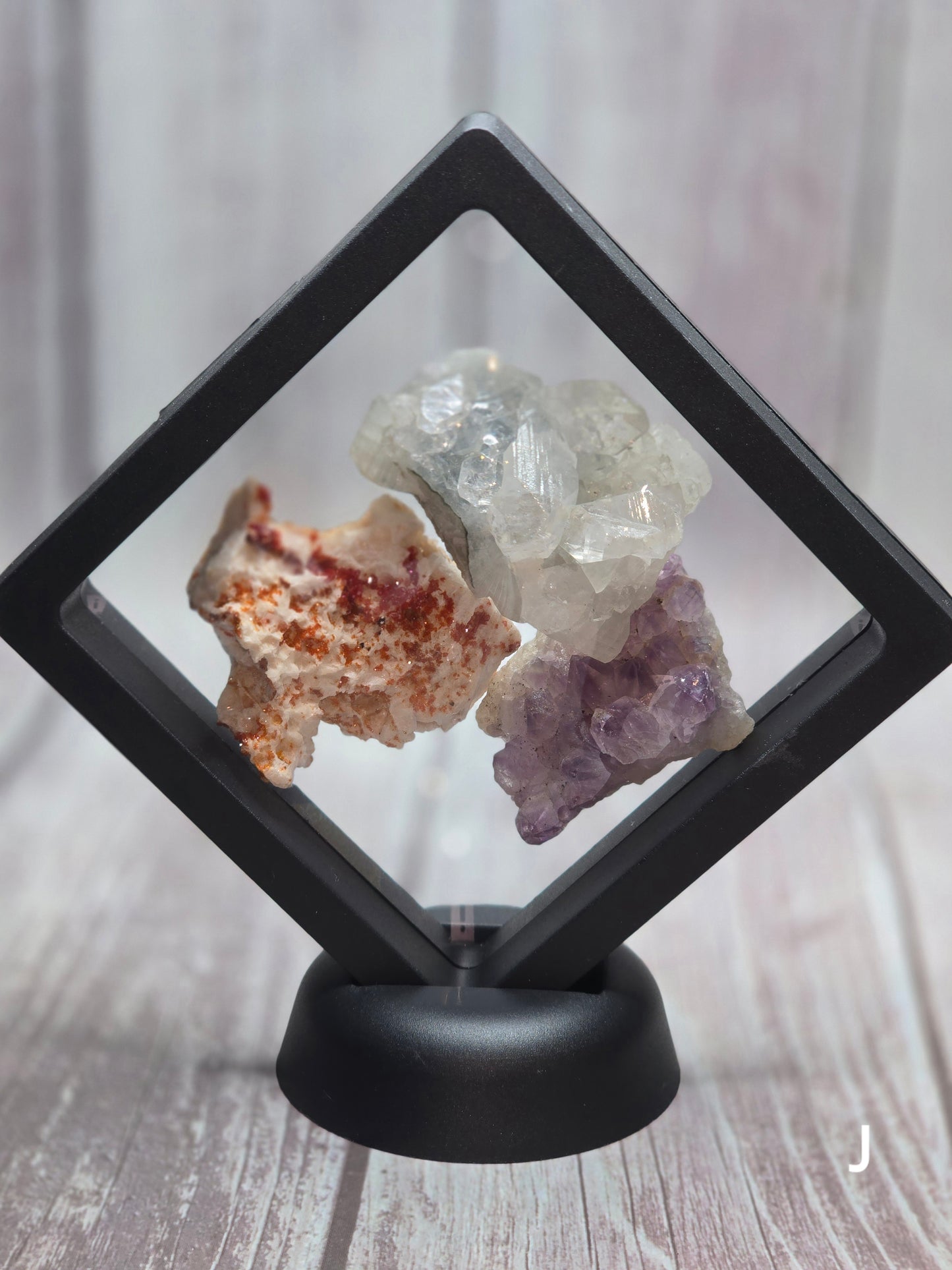 Zeolite, Blue Celestite and Vanadinite